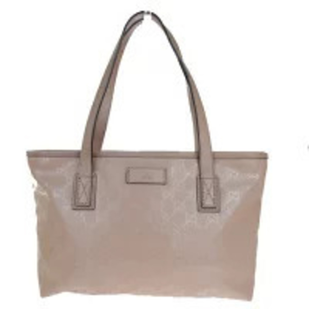 Gucci Imprime shoulder bag tote GG beige leather